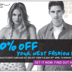 New Look’s 20% Off Student In-store Discount