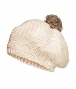knitted beret £6.99 H&M